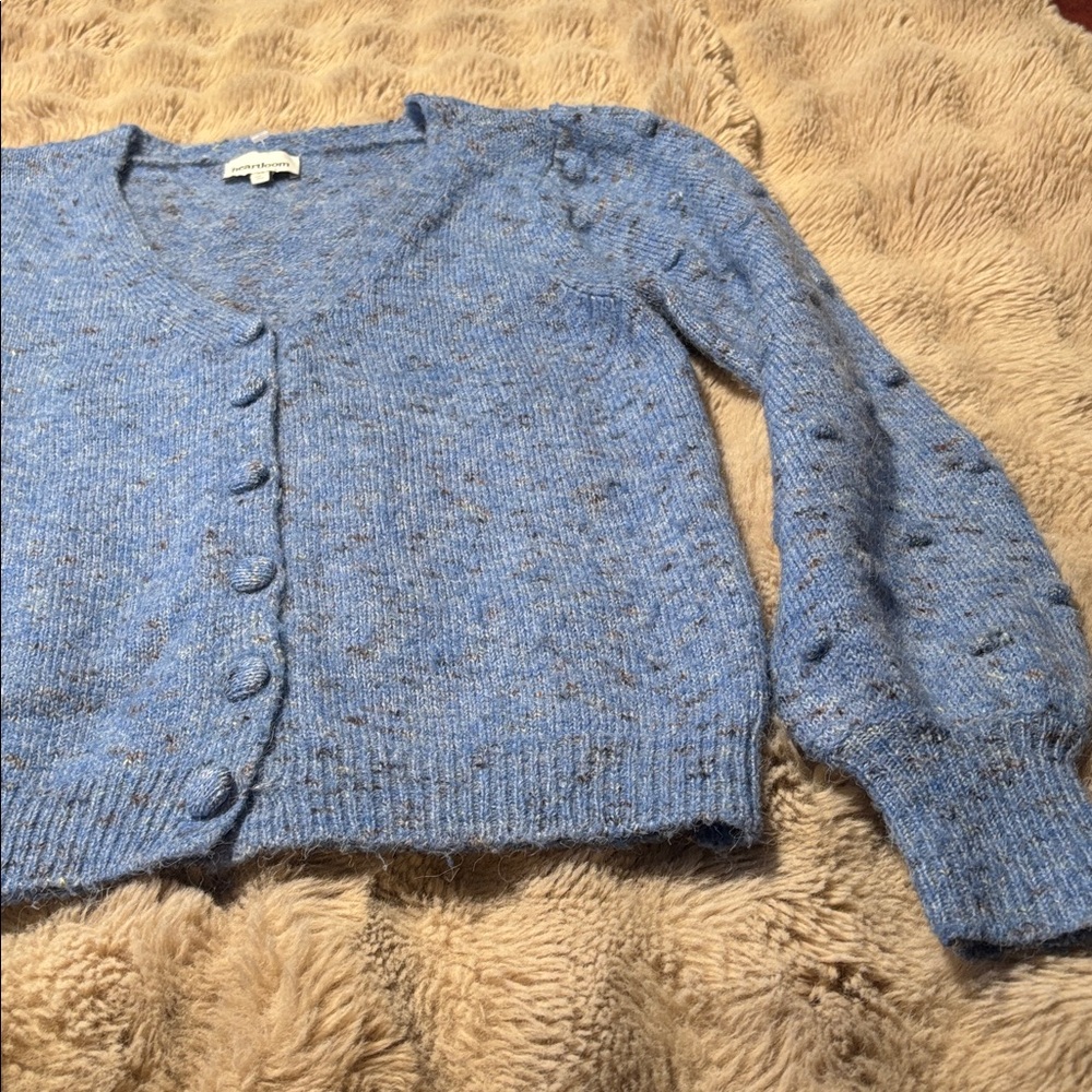 Heartloom Speckled Blue Knit Top - Picture 11 of 14